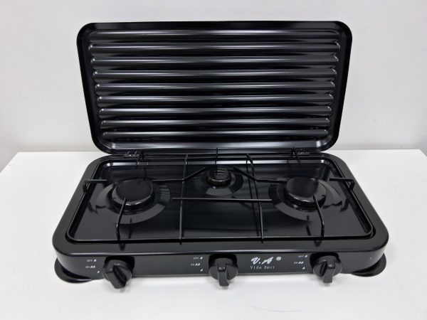 COCINA ENCIMERA A GAS 3 HORNILLAS