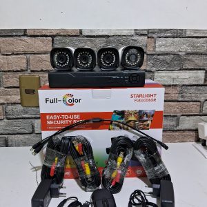 KIT 4 CAMARA DE  SEGURIDAD CON DVR