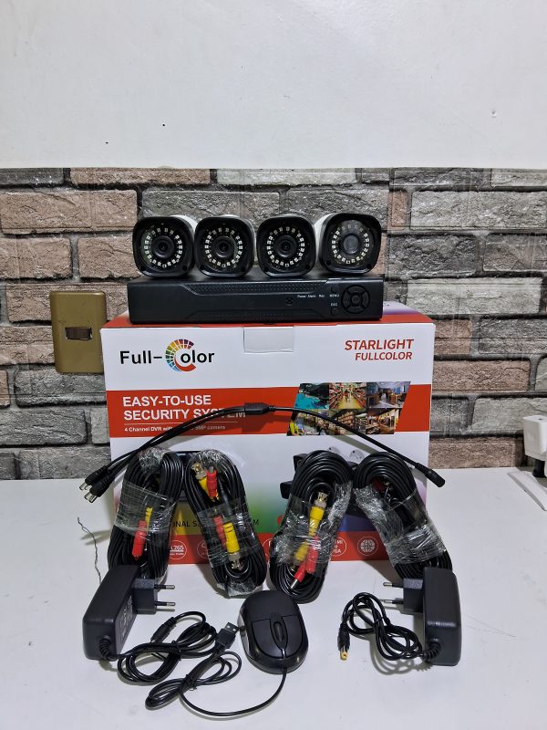 KIT 4 CAMARA DE  SEGURIDAD CON DVR