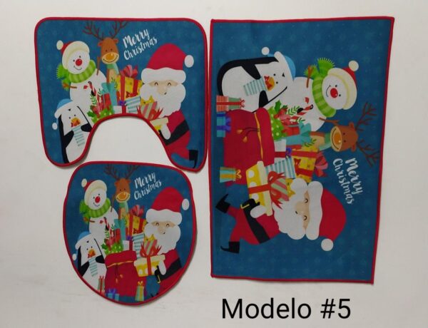 ALFOMBRA DE BAÑO DE NAVIDAD - Imagen 2