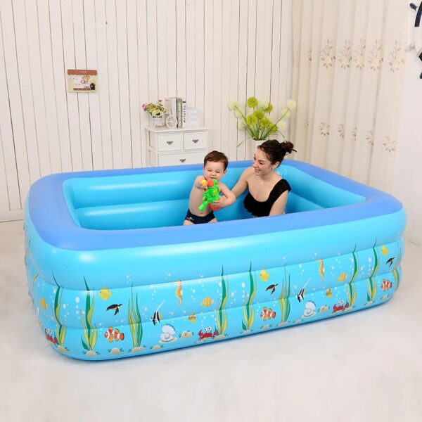 PISCINA INFLABLE CUADRADADE 1.50CM - Imagen 2