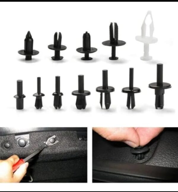 KIT 350 CLIP BROCHE RETENCION PLASTICO - Imagen 8