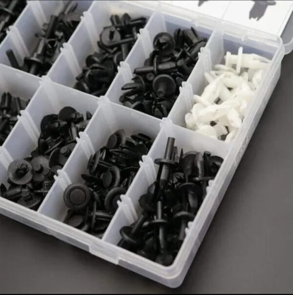 KIT 350 CLIP BROCHE RETENCION PLASTICO - Imagen 5