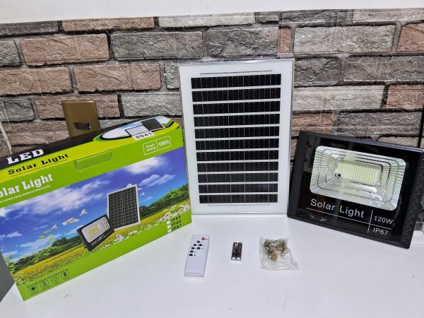 LAMPARA LED CON PANEL SOLAR DE 120 WATTS - Imagen 2