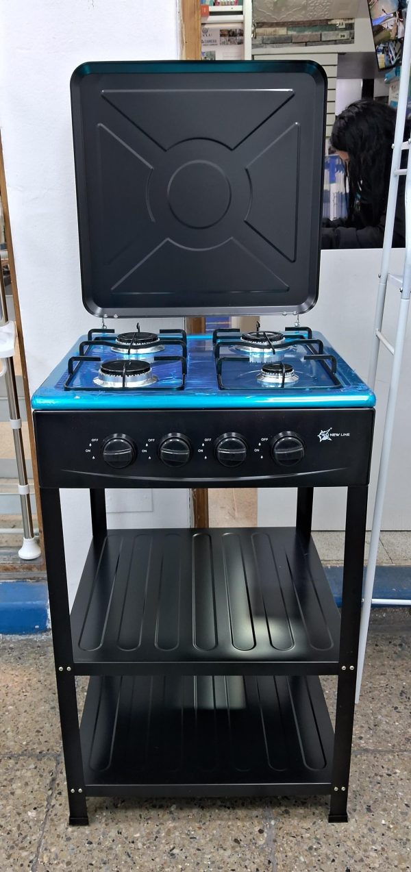 COCINA 4 HORNILLAS CON ESTANTE - Imagen 2