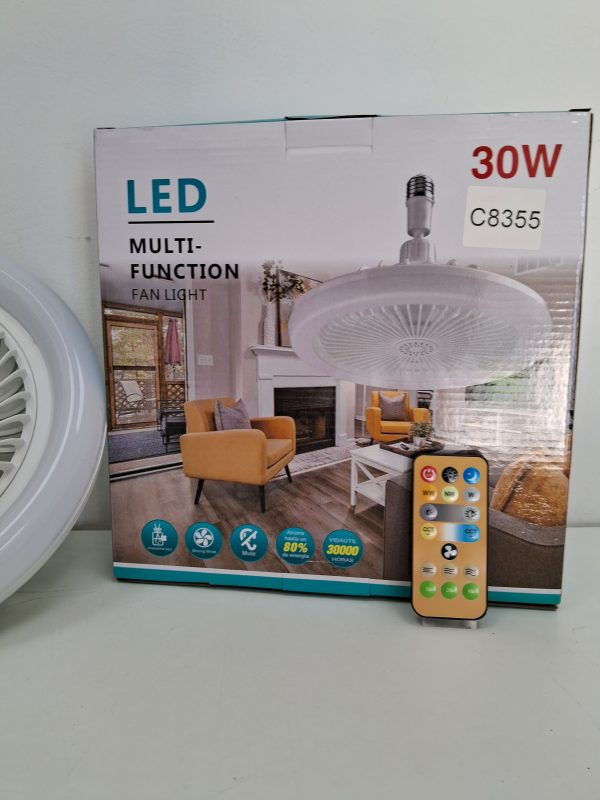 AMPOLLETA VENTILADOR CON CONTROL MOVIBLE - Imagen 2