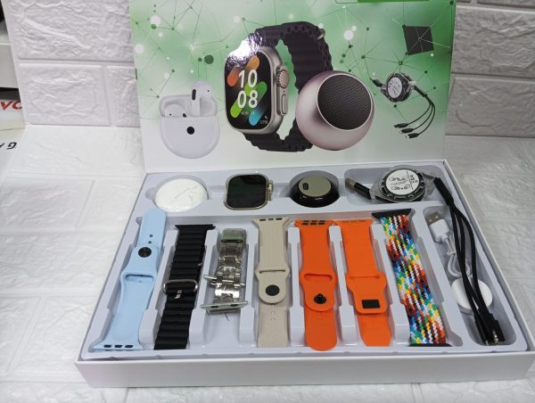 RELOJ SMART WATCH CON PARLANTE Y AUDIFONOS 7+4 D99 PLUS