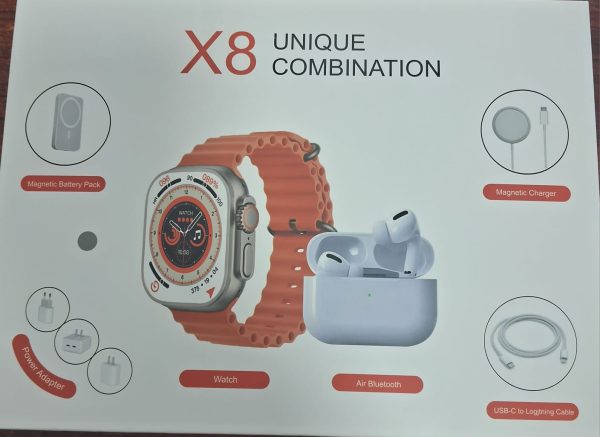 RELOJ SMART WATCH CON AUDIFONOS X8 - Imagen 2