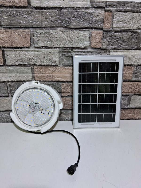 FOCO CON PANEL SOLAR REDONDO 100W