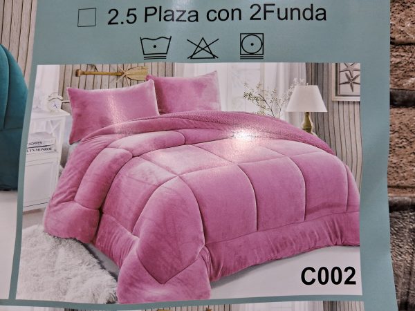 PLUMONES DOS PLAZA UNICOLOR MODELO NUEVO - Imagen 3