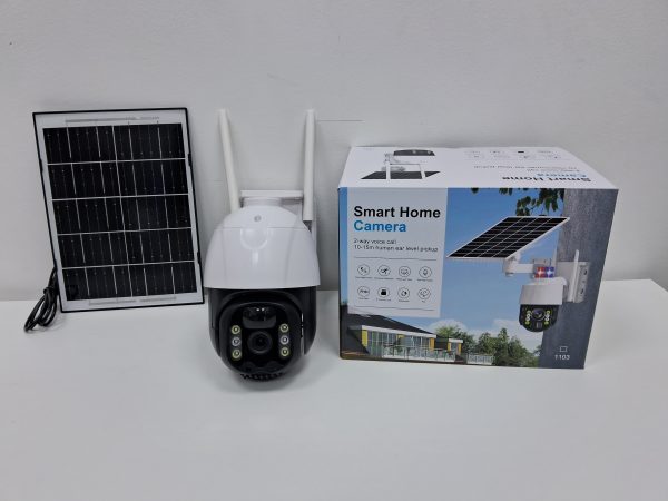 CAMARA DE SEGURIDAD SOLAR  APP V380 PRO