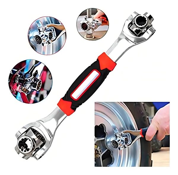 LLAVE TIGRE FIJACION MULTIUSO DE GIRO 360° 48 FUNCIONES - Imagen 2