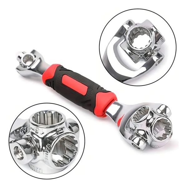 LLAVE TIGRE FIJACION MULTIUSO DE GIRO 360° 48 FUNCIONES - Imagen 4