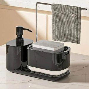 DISPENSADOR DE JABON 2 EN 1