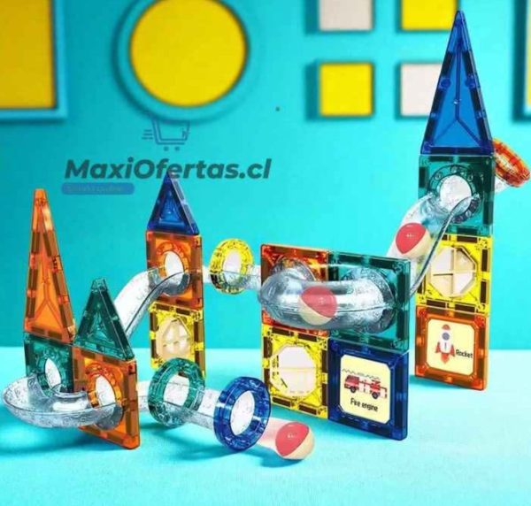 JUEGO BLOQUES MAGNETICO DE 42 PIEZAS