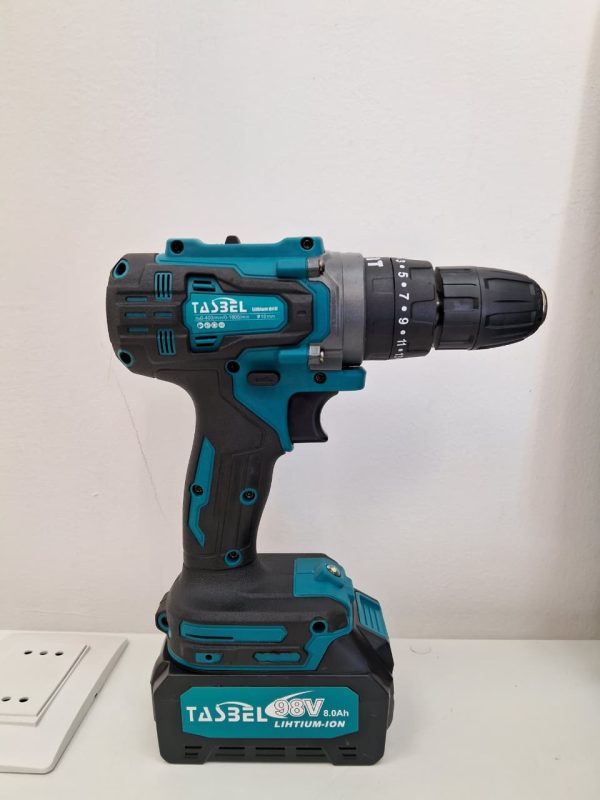 PISTOLA DE IMPACTO+TALADRO CON ACCESORIOS TASBEL - Imagen 4