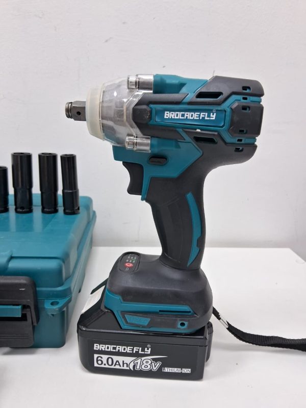 PISTOLA DE IMPACTO INALAMBRICA 18V CON ADAPTADOR - Imagen 3