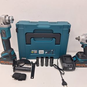 KIT DE ESMERIL GALLETERA + PISTOLADE IMPACTO DE 88V