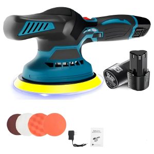 PULIDORA INALAMBRICA 2 BATERIAS 12V PARA AUTO TASBEL