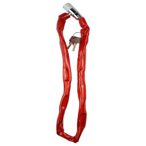 CADENA ANTIRROBO METALICA REFORZADA PARA BICICLETAS