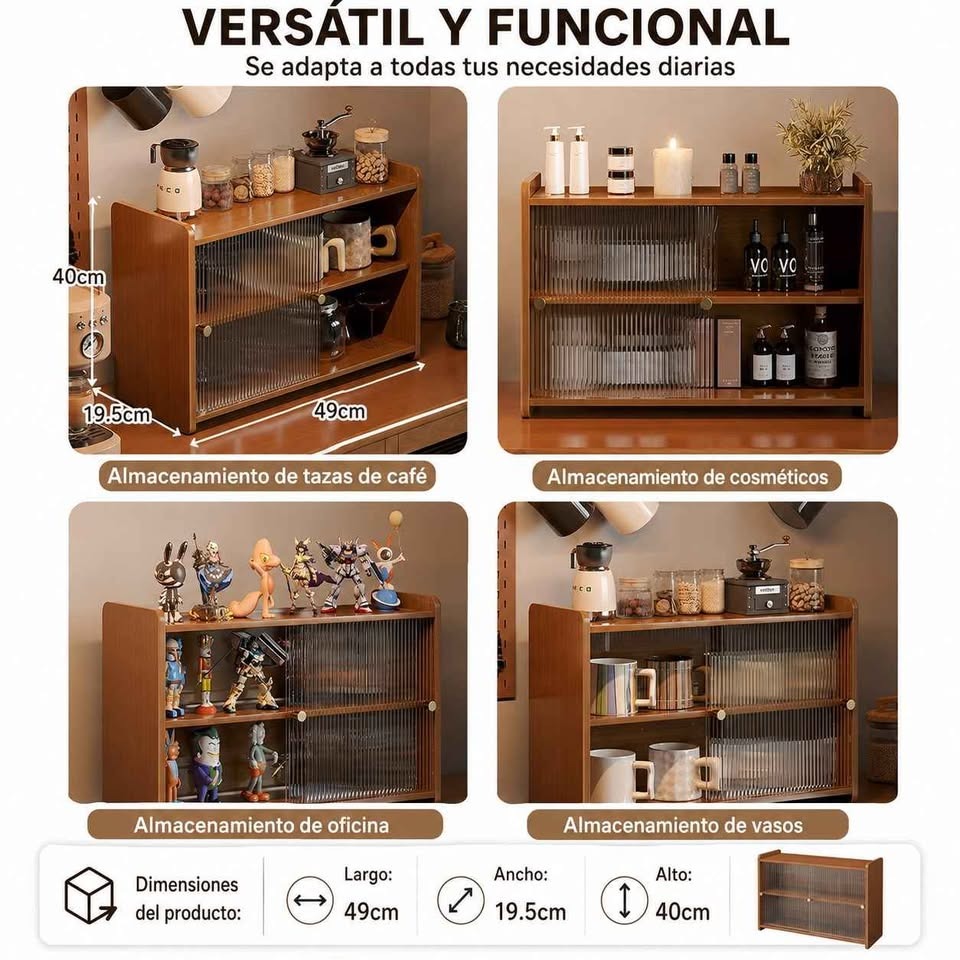 MUEBLE ORGANIZADOR MULTIUSOS MDF - Imagen 3