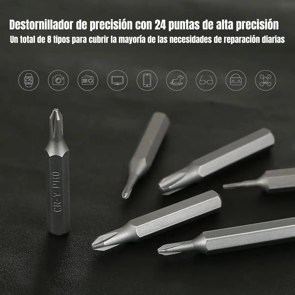DESTORNILLADOR DE PRECISION 24 PIEZAS - Imagen 3