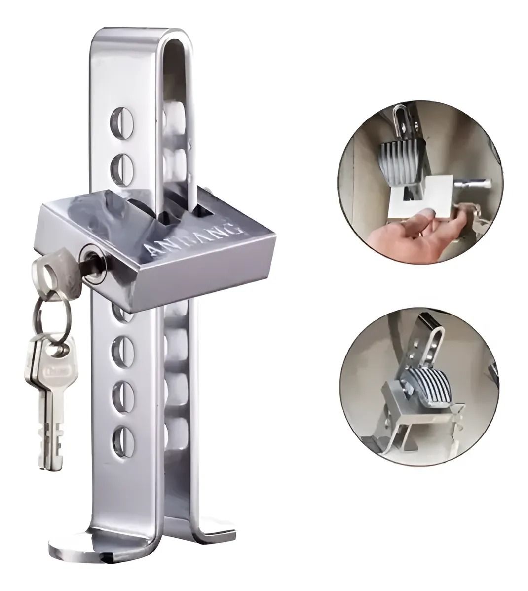 TRANCA PEDAL AUTO ANTIRROBO
