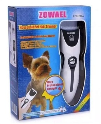 MAQUINA PARA MASCOTAS BLANCA