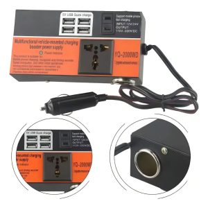 Convertidor Corriente AUTO 12v 220v 1.5k